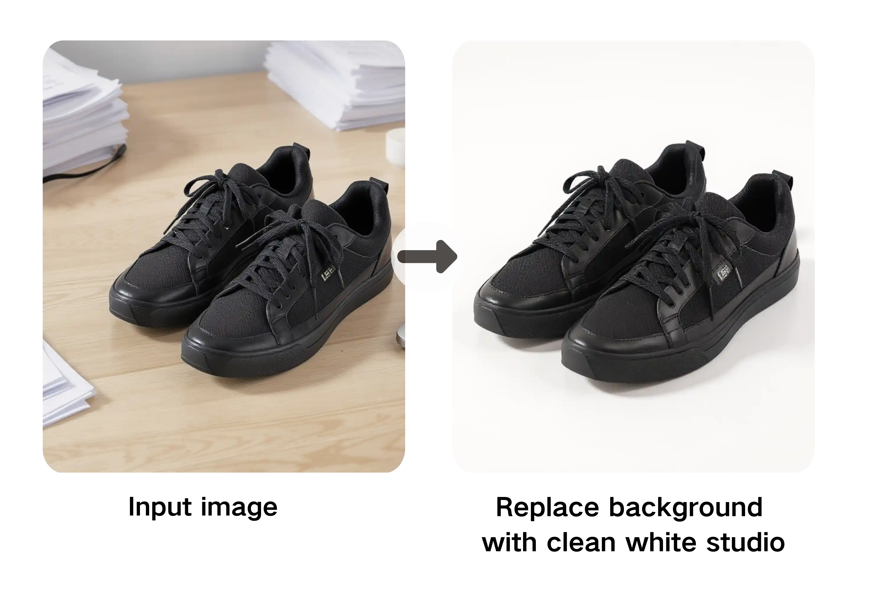 Clean product presentation — FLUX 3 image generator visual reference